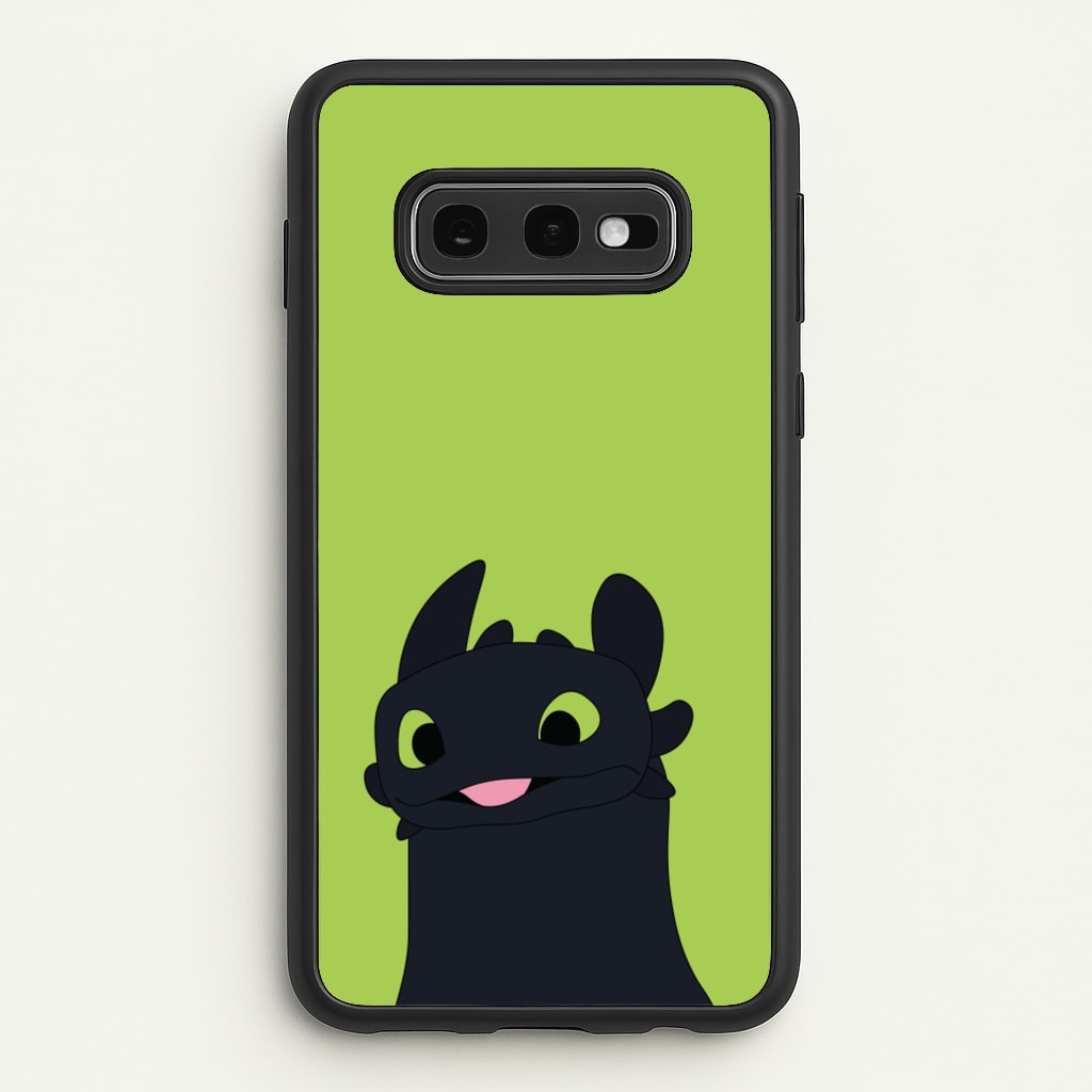 Black Fury Dragon - How To Train Your Dragon Phone Case for Galaxy S10e