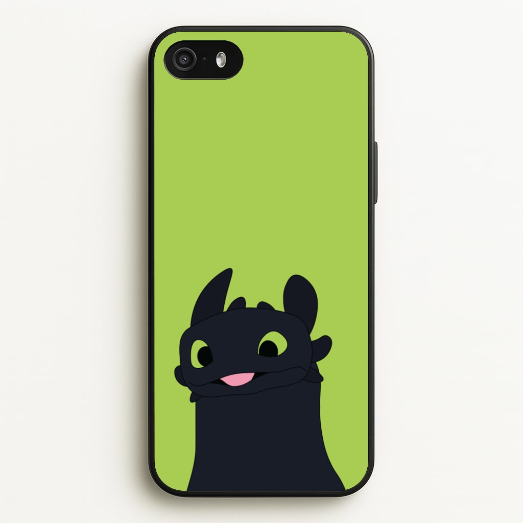Black Fury Dragon - How To Train Your Dragon Phone Case for iPhone 5 / 5s / SE 2016