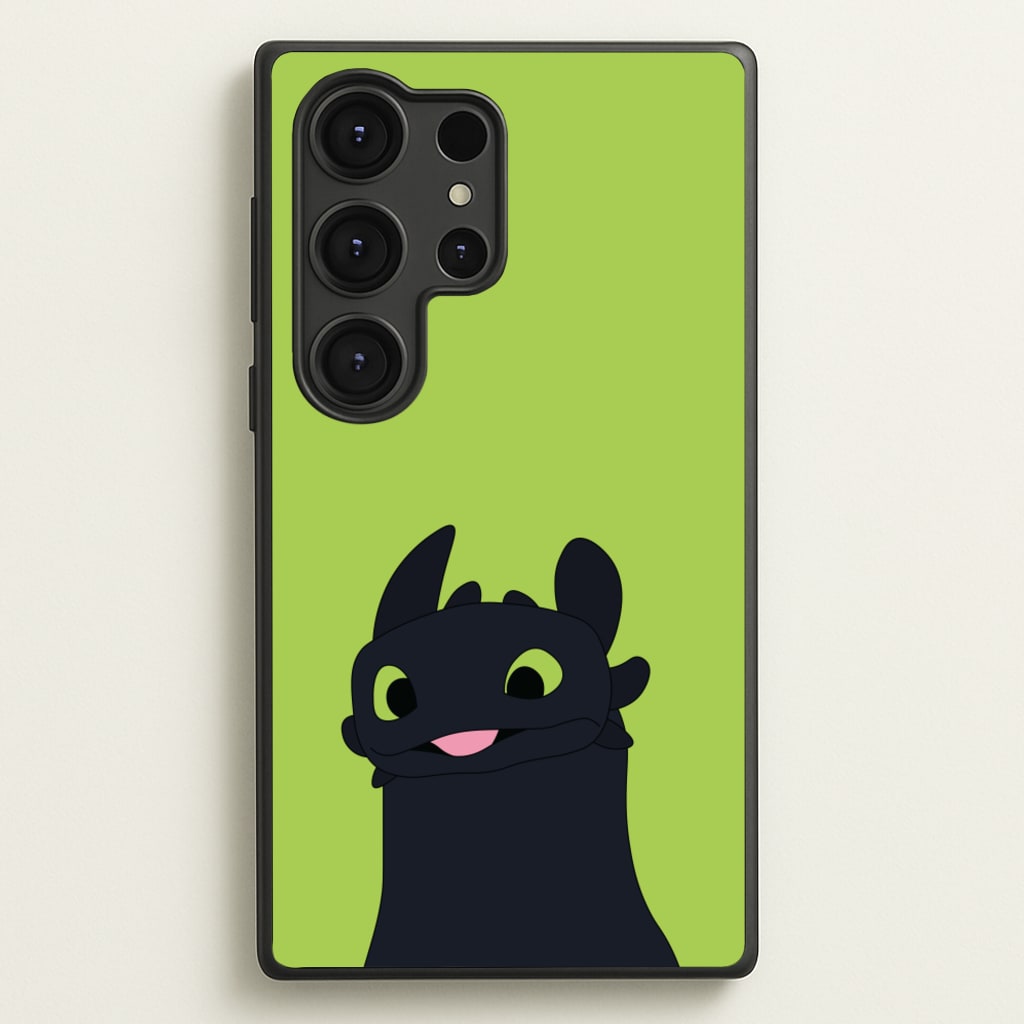 Black Fury Dragon - How To Train Your Dragon Phone Case for Galaxy S25 Ultra