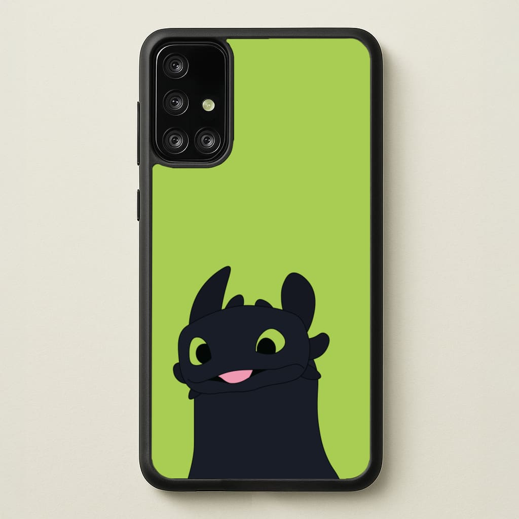 Black Fury Dragon - How To Train Your Dragon Phone Case for Galaxy A71