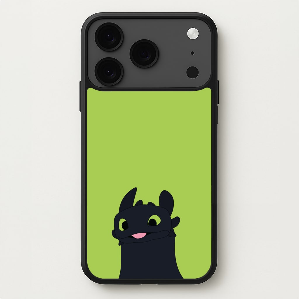 Black Fury Dragon Phone Case for iPhone 17 Pro