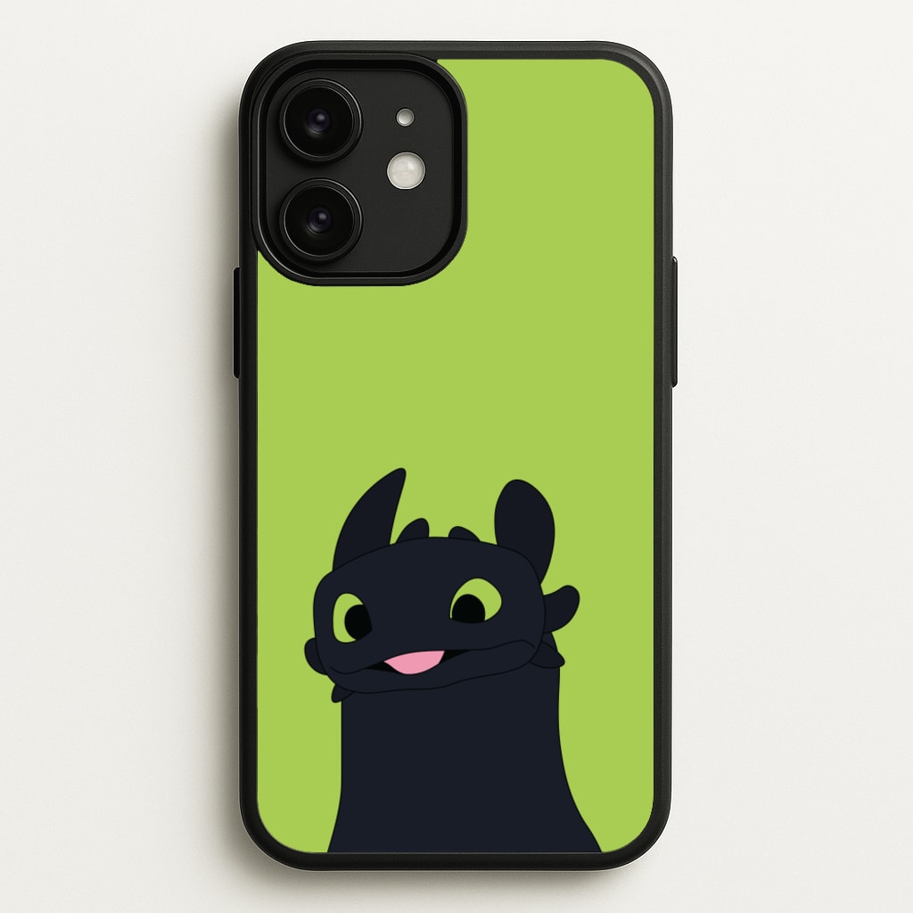 Black Fury Dragon - How To Train Your Dragon Phone Case for iPhone 11