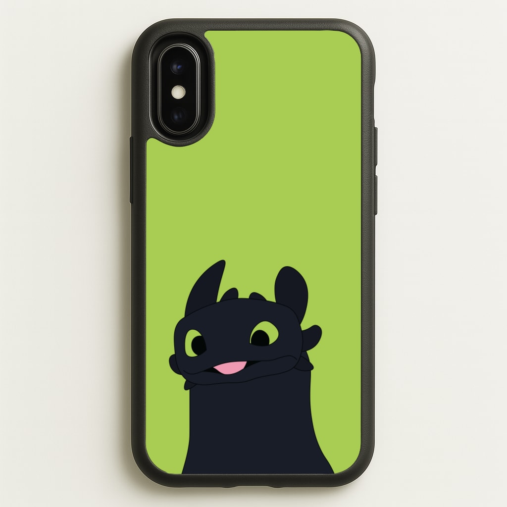 Black Fury Dragon - How To Train Your Dragon Phone Case for iPhone X / XS