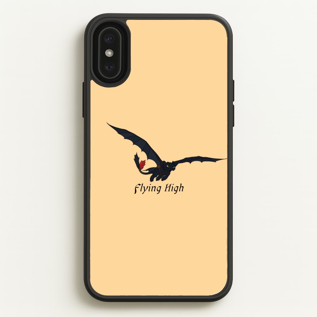 Dragon Flying High - How To Train Your Dragon Phone Case for iPhone XS Max