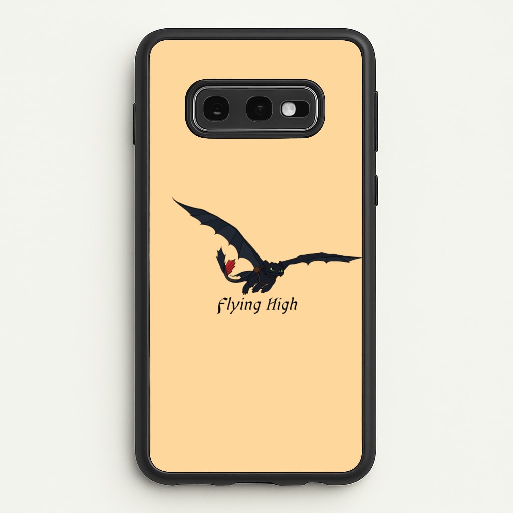 Dragon Flying High - How To Train Your Dragon Phone Case for Galaxy S10e