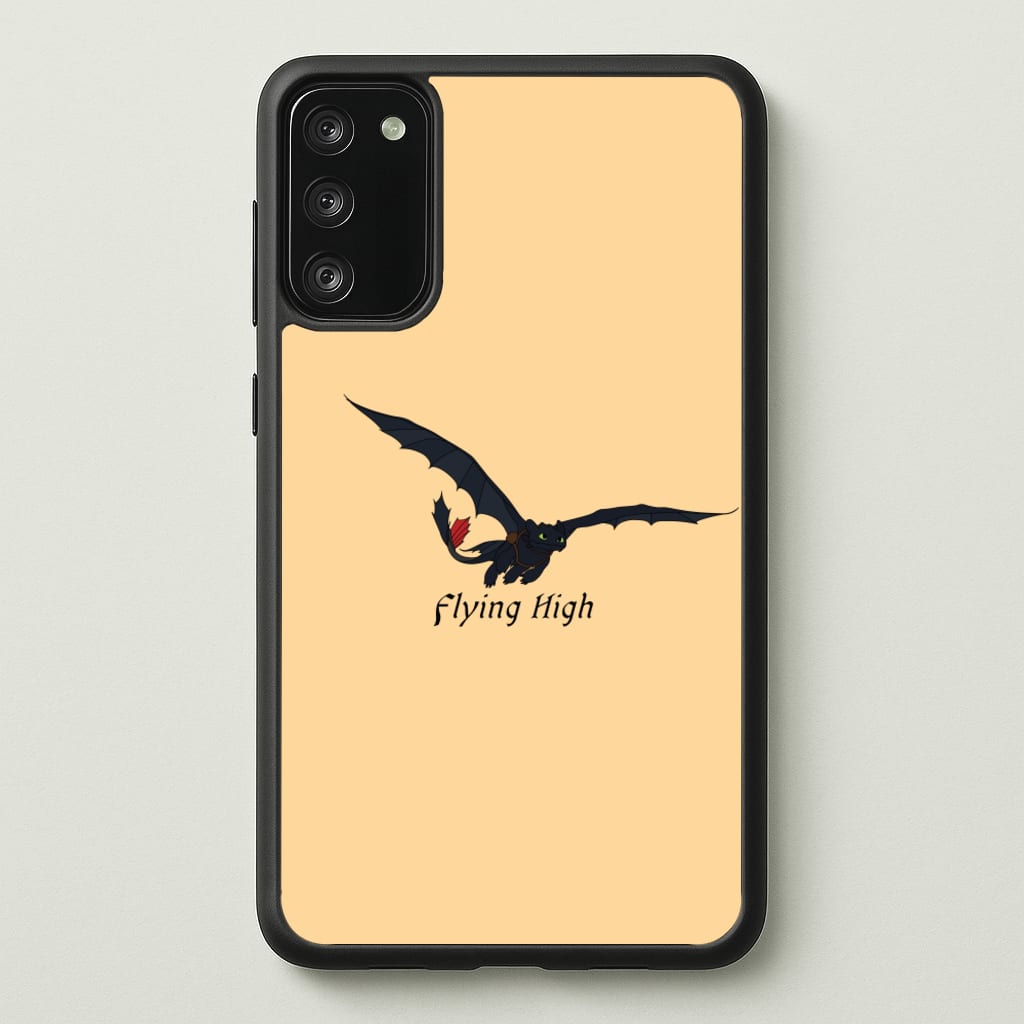 Dragon Flying High - How To Train Your Dragon Phone Case for Galaxy S20