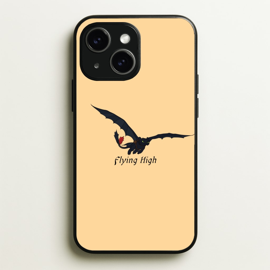 Dragon Flying High - How To Train Your Dragon Phone Case for iPhone 15