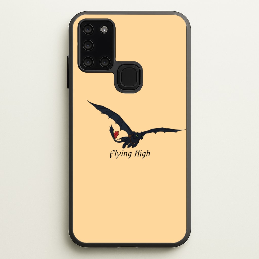 Dragon Flying High - How To Train Your Dragon Phone Case for Galaxy A21s