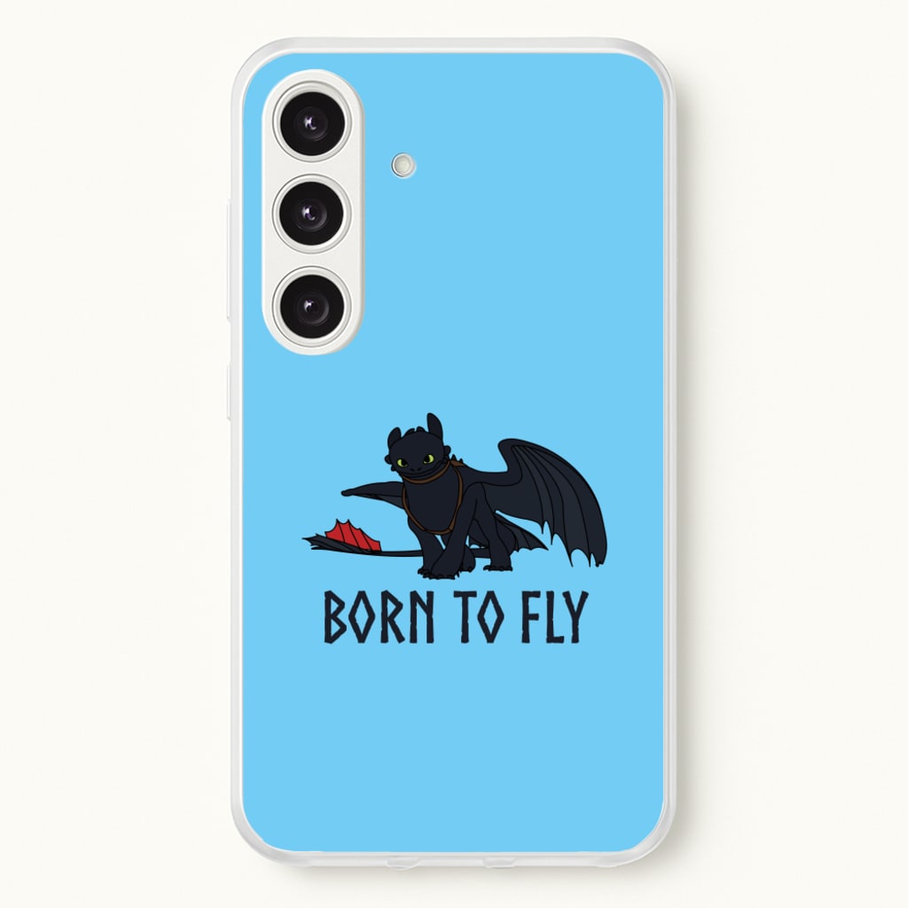 Dragon Born To Fly - How To Train Your Dragon Phone Case for Galaxy S24 Plus
