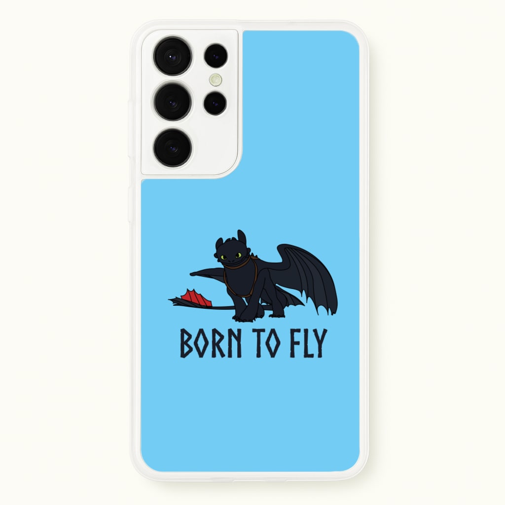 Dragon Born To Fly - How To Train Your Dragon Phone Case for Galaxy S21 Ultra
