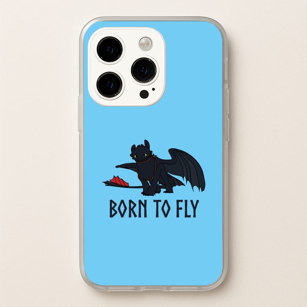 Dragon Born To Fly - How To Train Your Dragon Phone Case for iPhone 15 Pro