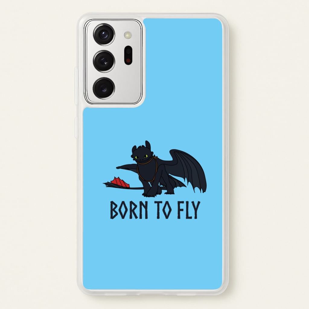 Dragon Born To Fly - How To Train Your Dragon Phone Case for Galaxy Note 20 Ultra