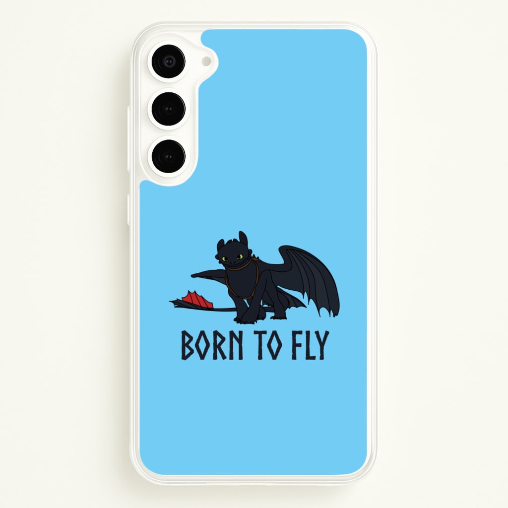 Dragon Born To Fly - How To Train Your Dragon Phone Case for Galaxy S23 Plus
