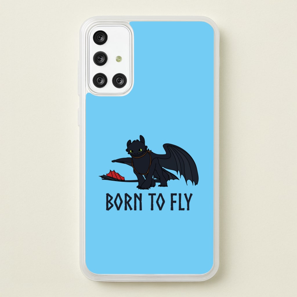 Dragon Born To Fly - How To Train Your Dragon Phone Case for Galaxy A71