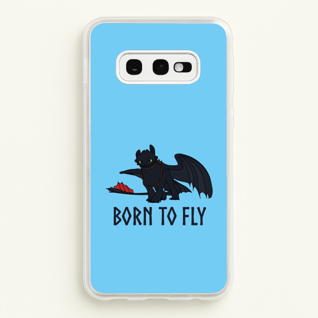 Dragon Born To Fly - How To Train Your Dragon Phone Case for Galaxy S10e