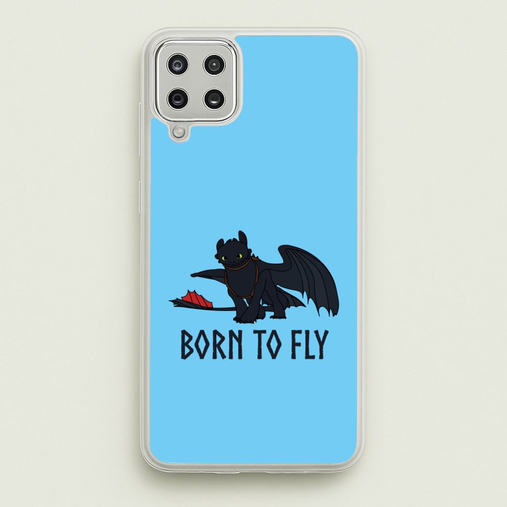 Dragon Born To Fly - How To Train Your Dragon Phone Case for Galaxy A12