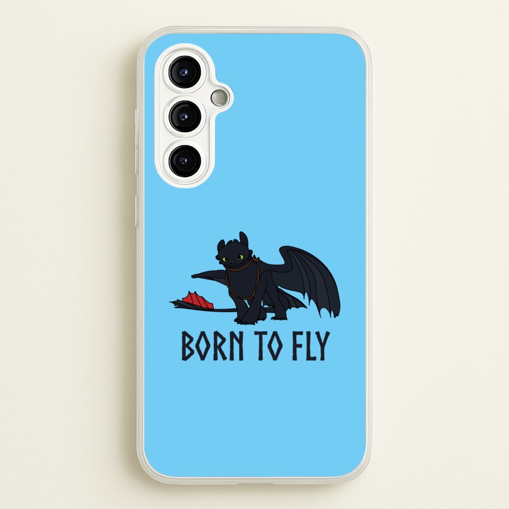 Dragon Born To Fly - How To Train Your Dragon Phone Case for Galaxy A54