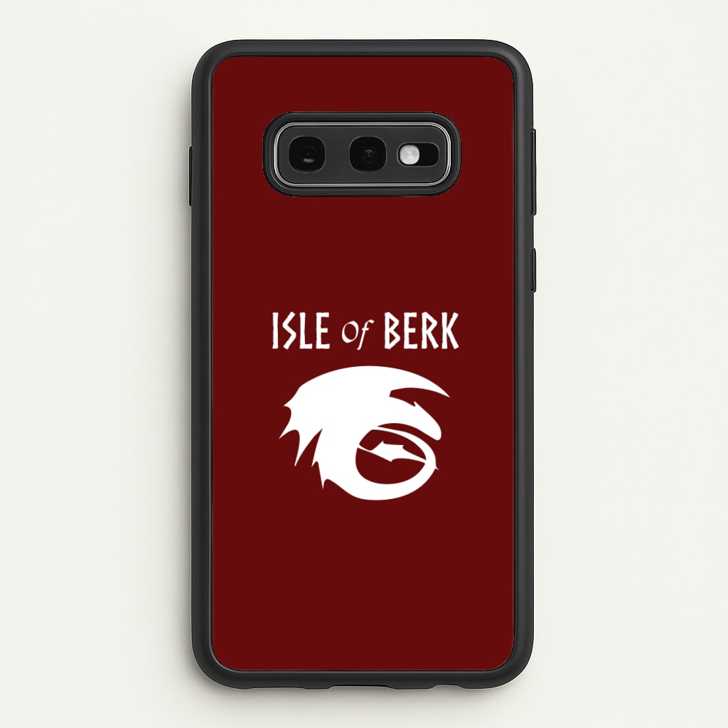 Isle Of Berk - How To Train Your Dragon Phone Case for Galaxy S10e