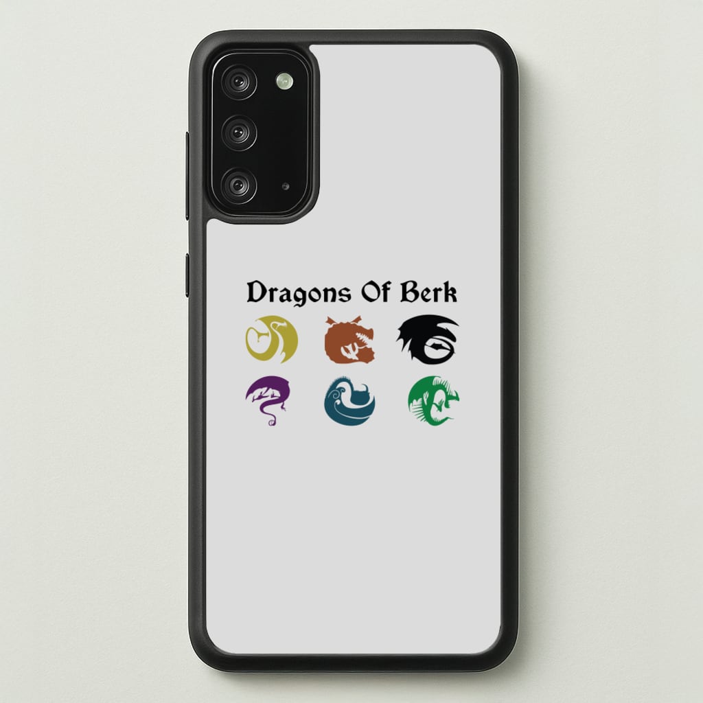 Dragons Of Berk - How To Train Your Dragon Phone Case for Galaxy Note 20