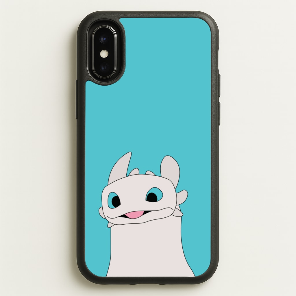 White Fury Dragon - How To Train Your Dragon Phone Case for iPhone X / XS