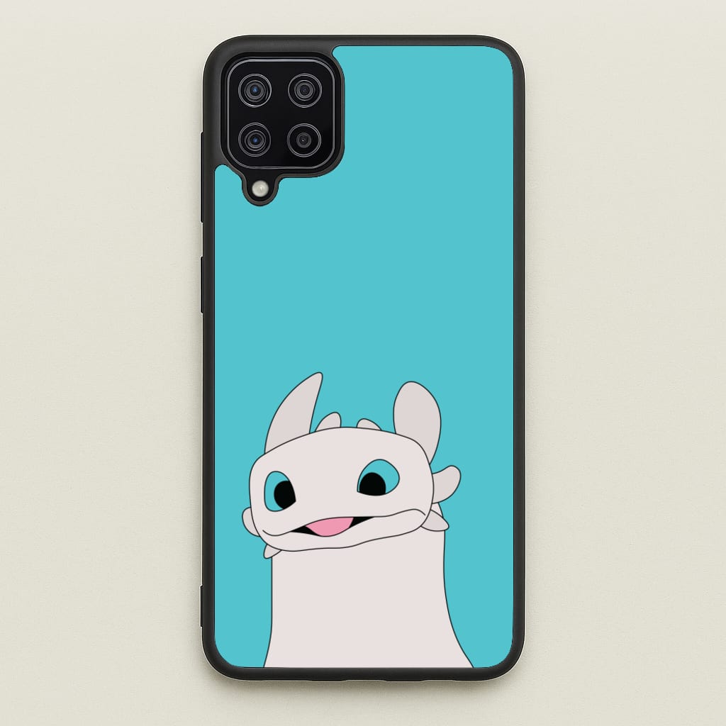 White Fury Dragon - How To Train Your Dragon Phone Case for Galaxy A12