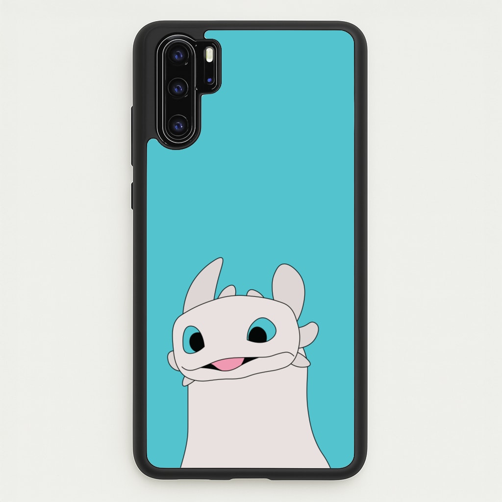 White Fury Dragon - How To Train Your Dragon Phone Case for Huawei P30 Pro
