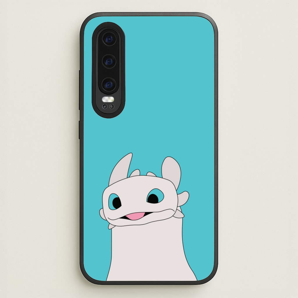 White Fury Dragon - How To Train Your Dragon Phone Case for Huawei P30