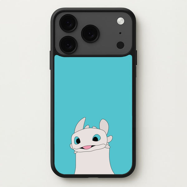 White Fury Dragon Phone Case for iPhone 17 Pro