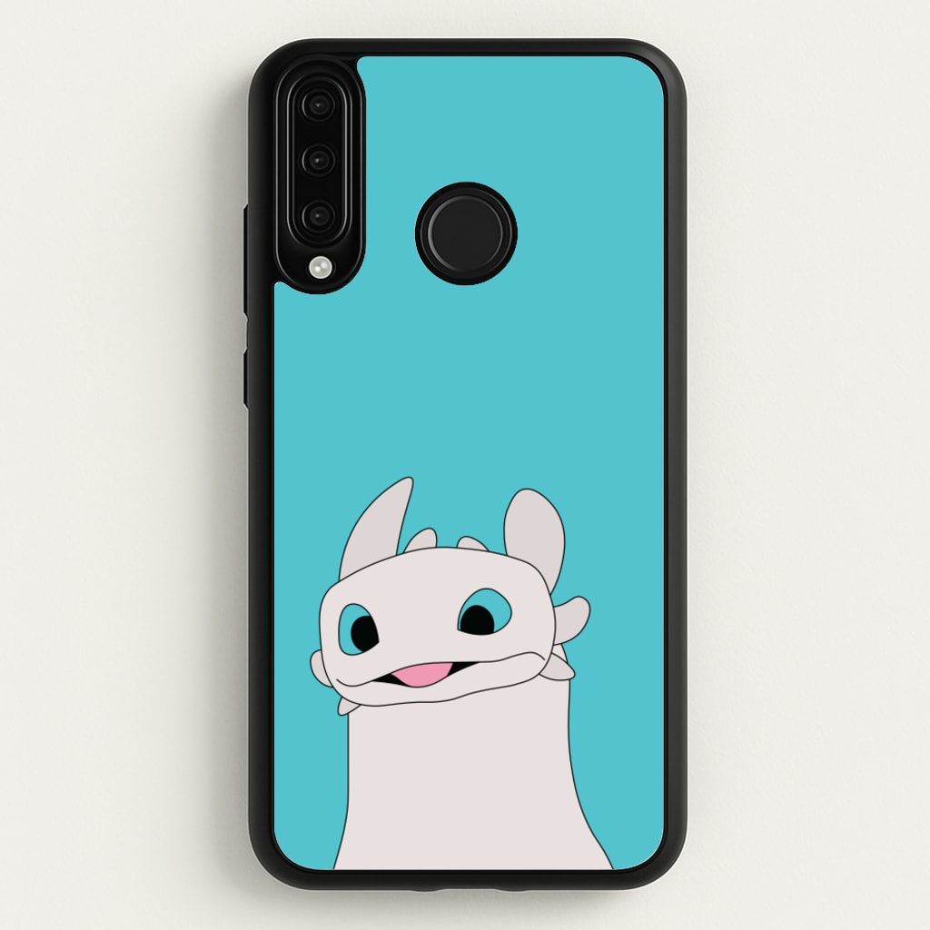 White Fury Dragon - How To Train Your Dragon Phone Case for Huawei P30 Lite