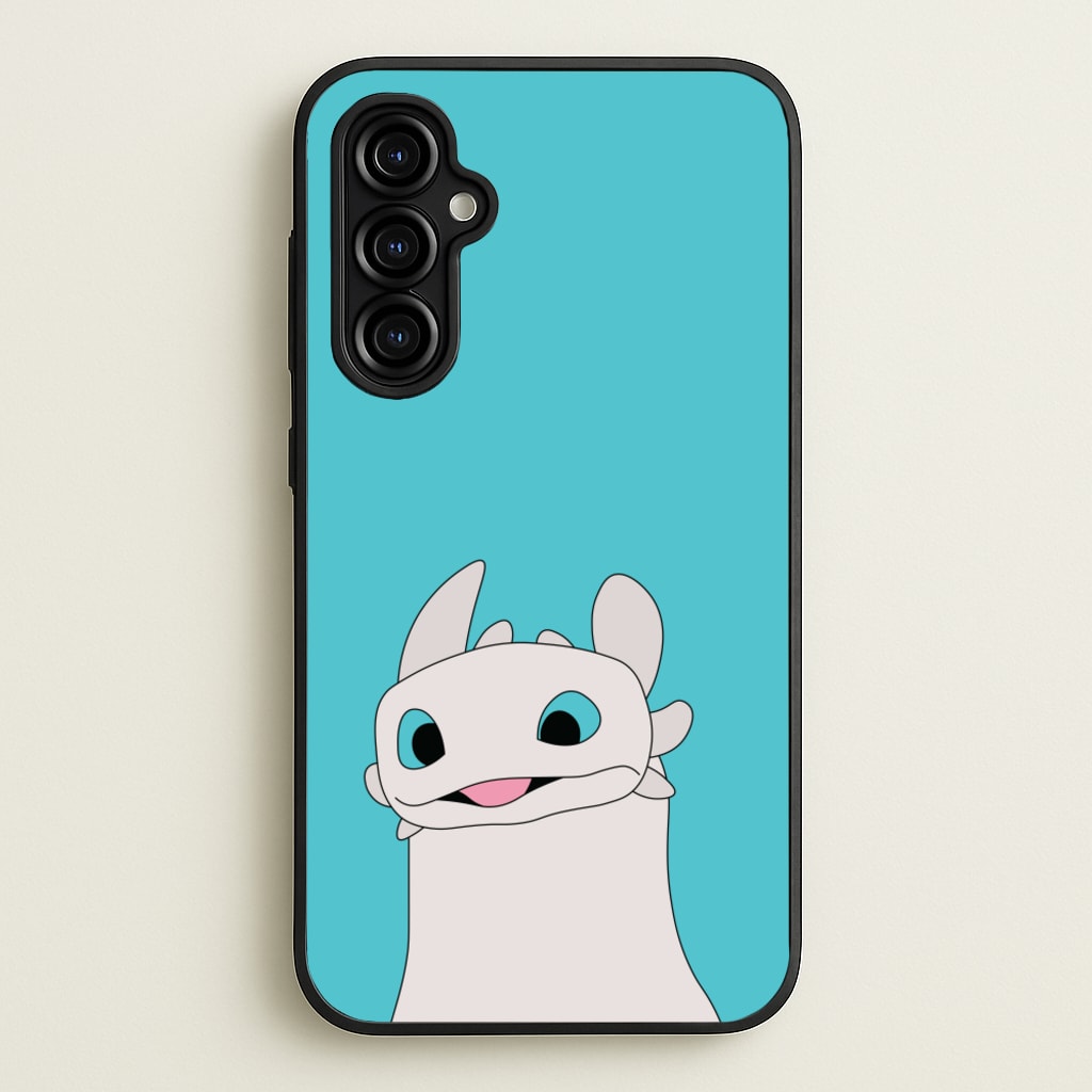 White Fury Dragon - How To Train Your Dragon Phone Case for Galaxy A54