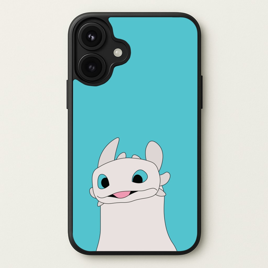 White Fury Dragon Phone Case for iPhone 17