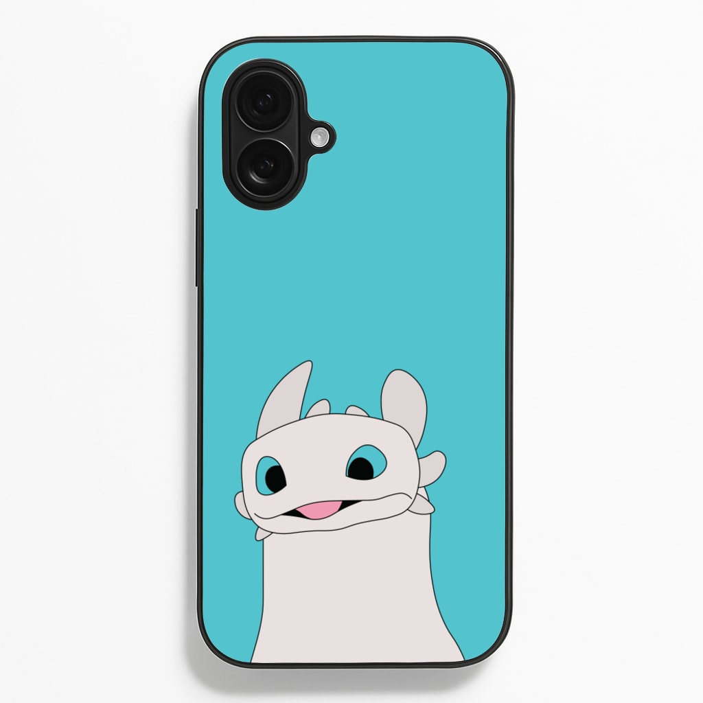 White Fury Dragon - How To Train Your Dragon Phone Case for iPhone 16 Plus