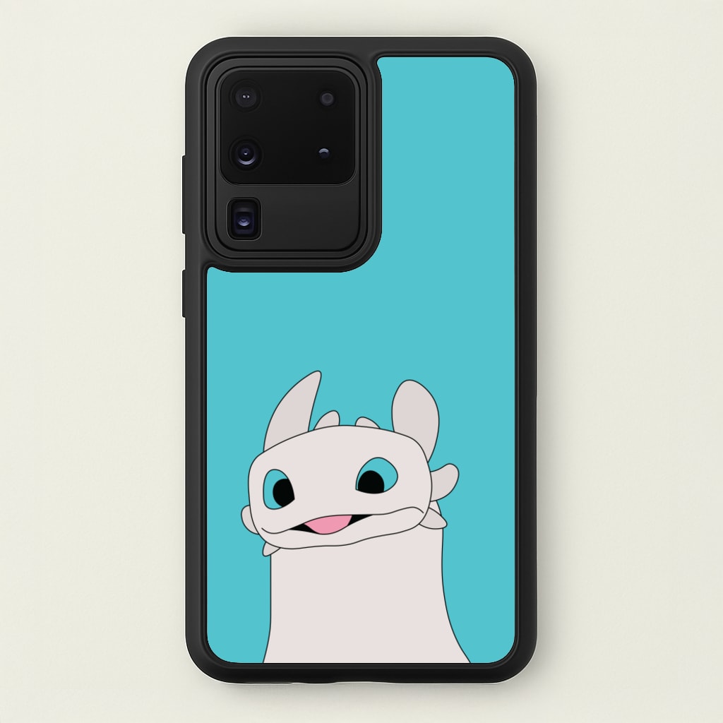 White Fury Dragon - How To Train Your Dragon Phone Case for Galaxy S20 Ultra