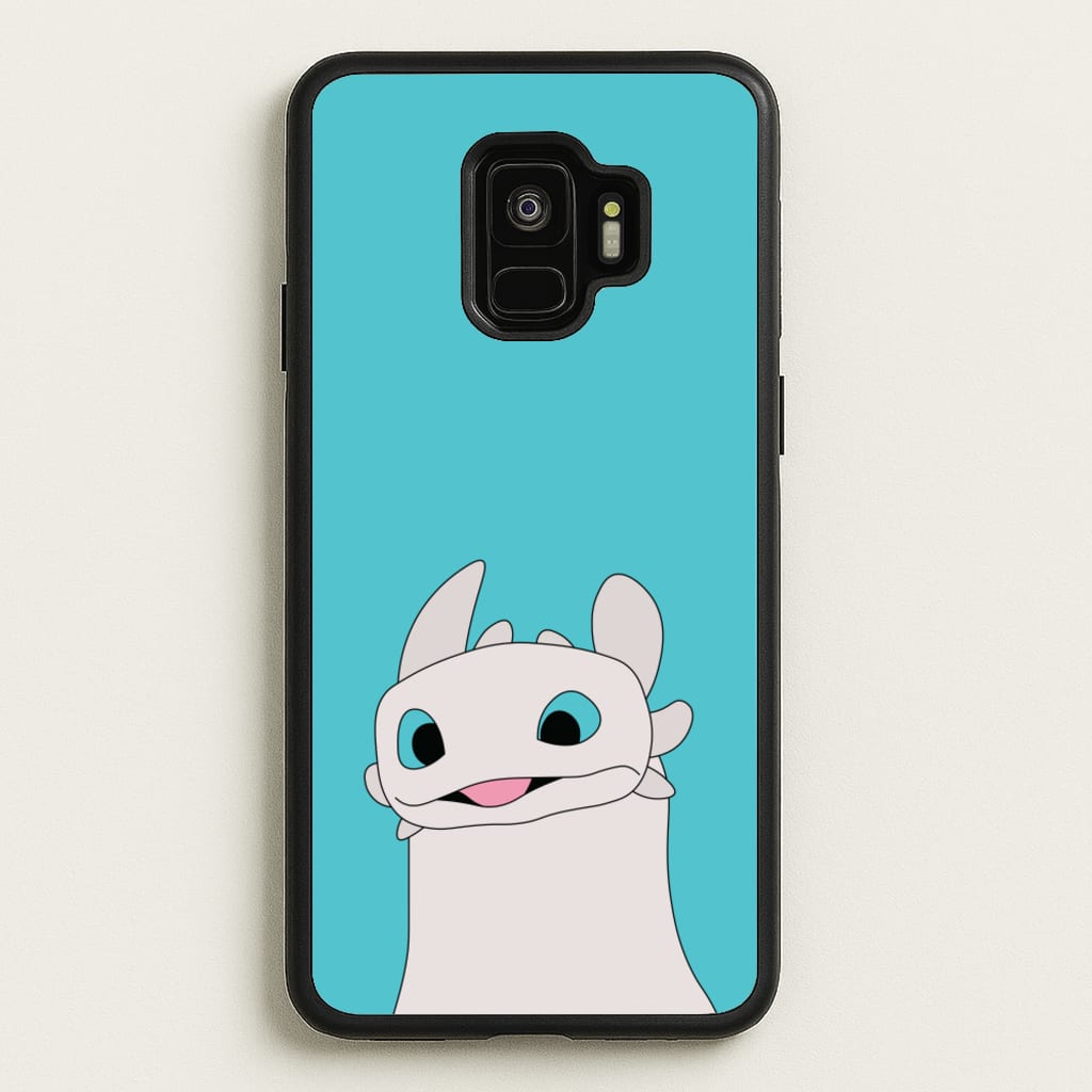 White Fury Dragon - How To Train Your Dragon Phone Case for Galaxy S9