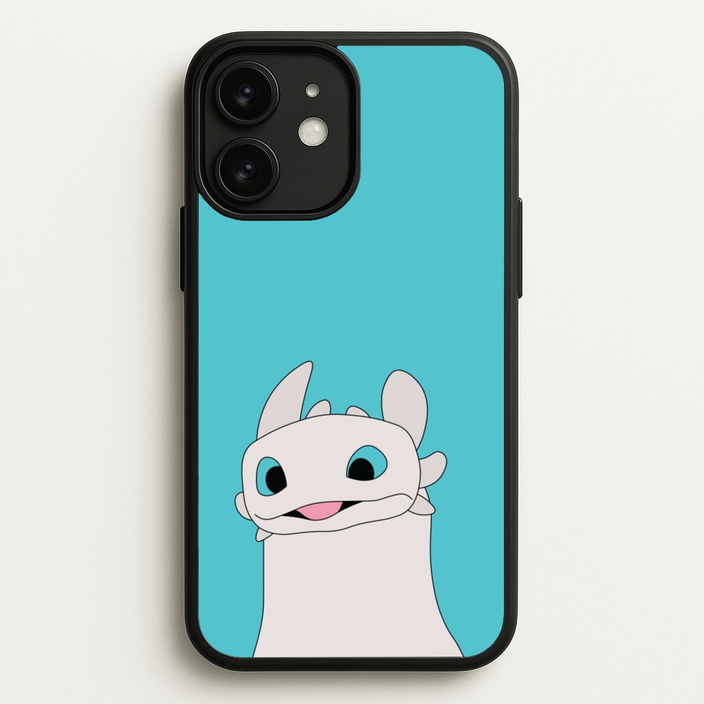 White Fury Dragon - How To Train Your Dragon Phone Case for iPhone 11
