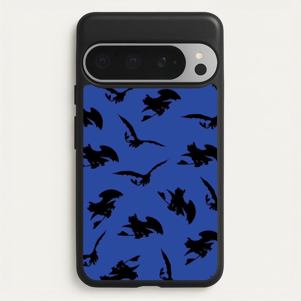 Dragon Silhouettes Pattern - How To Train Your Dragon Phone Case for Google Pixel 9 Pro XL