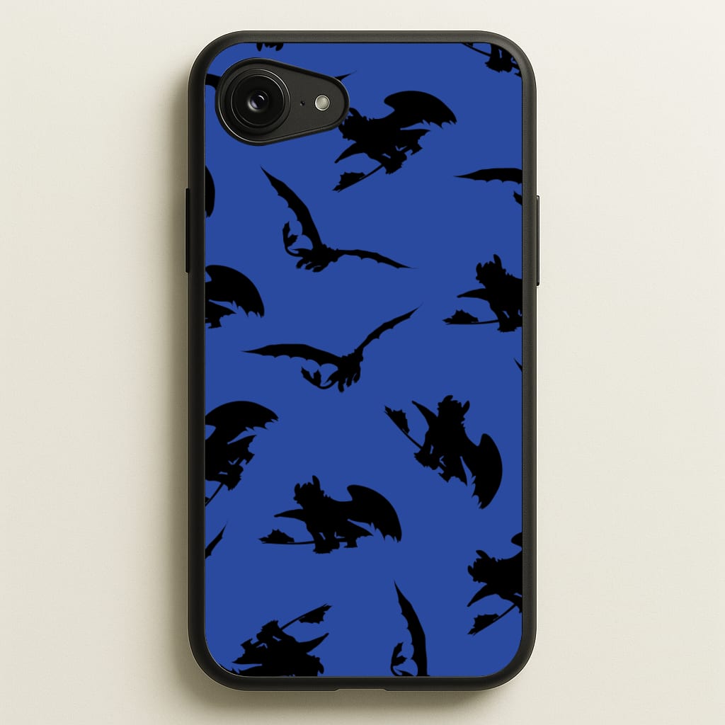 Dragon Silhouettes Pattern - How To Train Your Dragon Phone Case for iPhone 16e