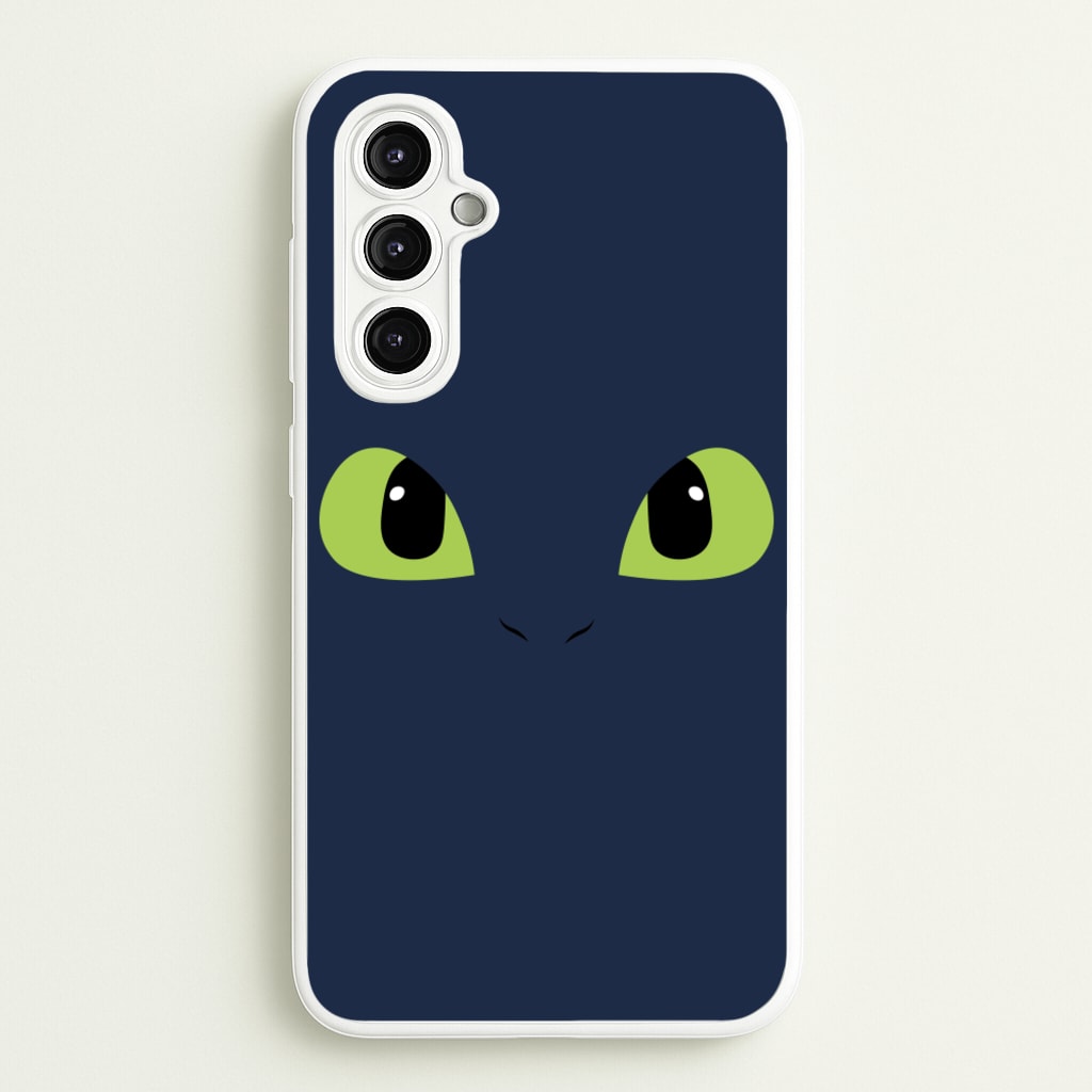 Black Fury Dragon Face - How To Train Your Dragon Phone Case for Galaxy A14