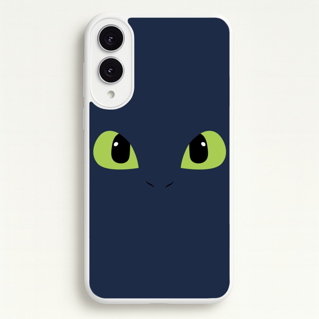 Black Fury Dragon Face - How To Train Your Dragon Phone Case for Galaxy S25 Edge
