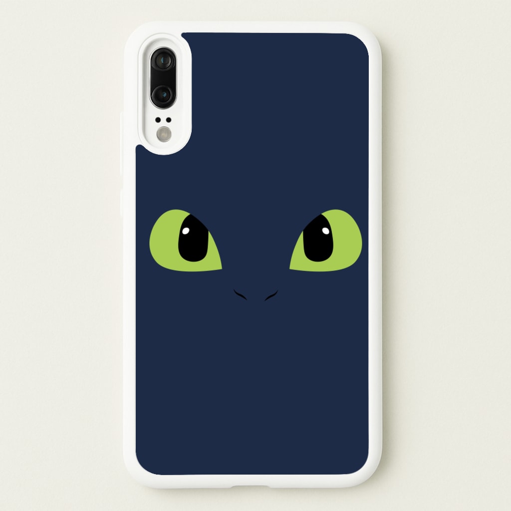 Black Fury Dragon Face - How To Train Your Dragon Phone Case for Huawei P20