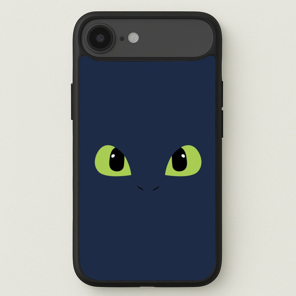 Black Fury Dragon Face Phone Case for iPhone 17 Air