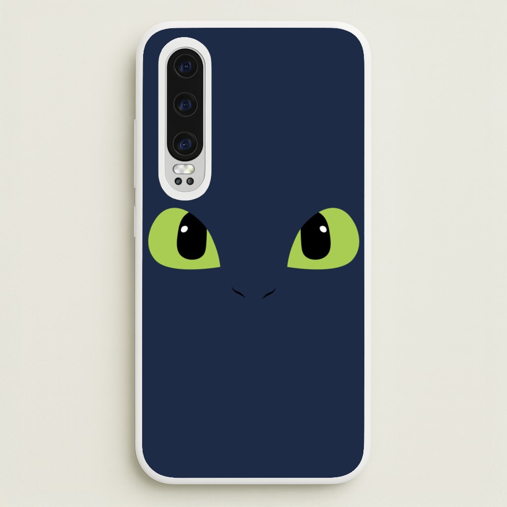 Black Fury Dragon Face - How To Train Your Dragon Phone Case for Huawei P30