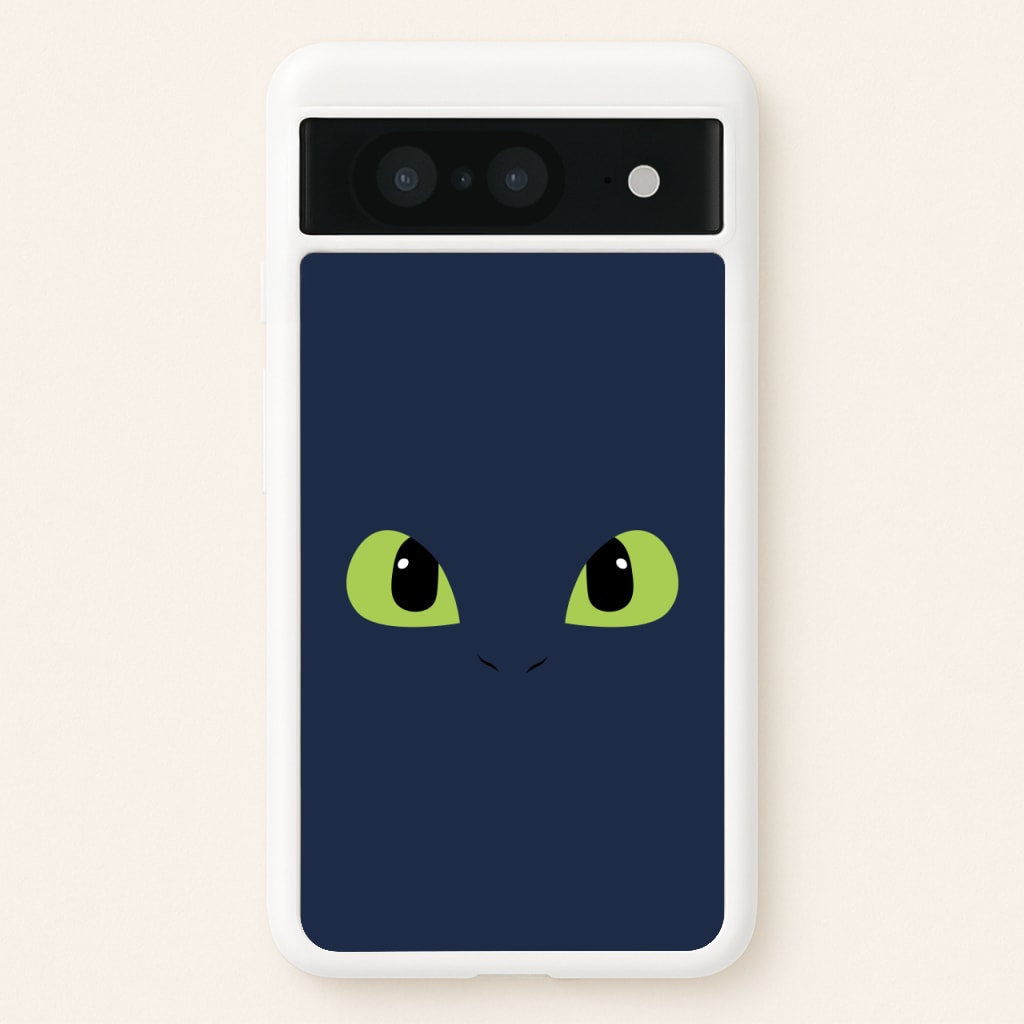 Black Fury Dragon Face - How To Train Your Dragon Phone Case for Google Pixel 8