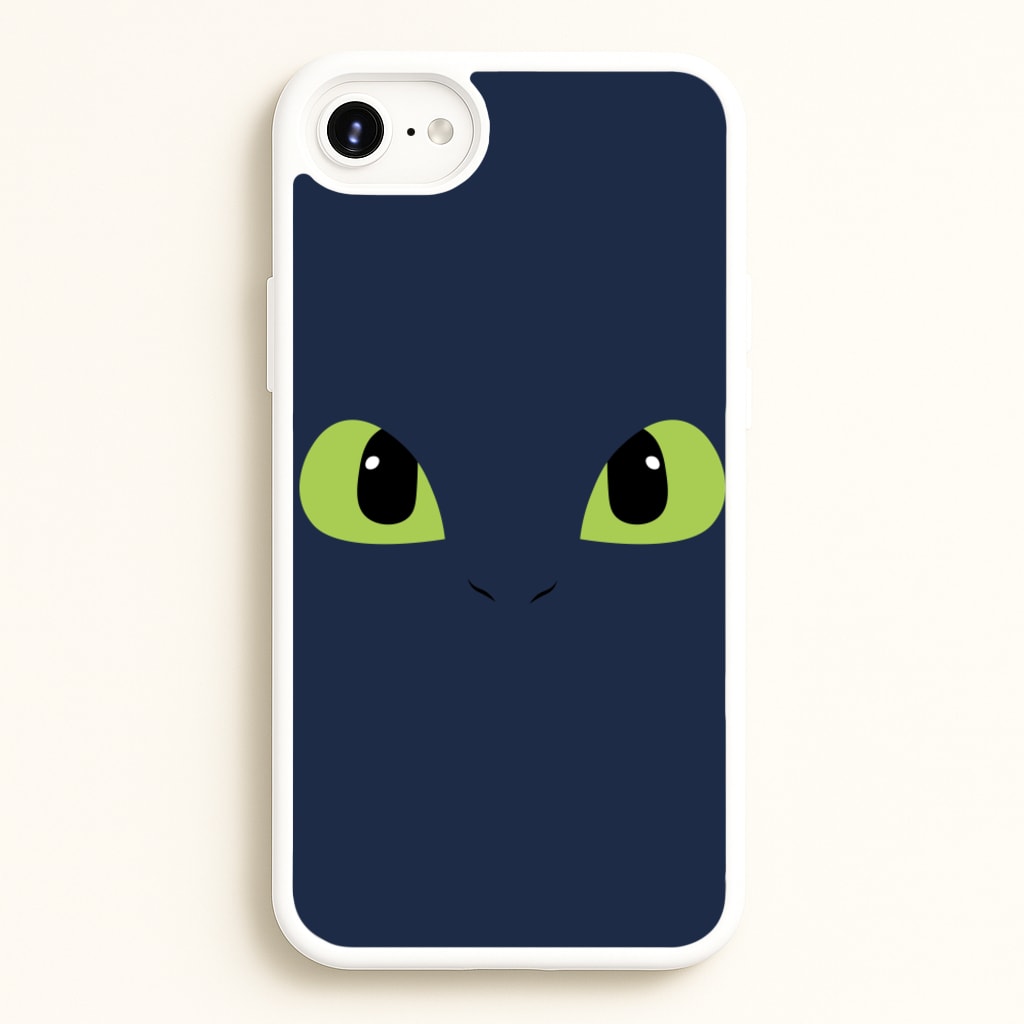Black Fury Dragon Face - How To Train Your Dragon Phone Case for iPhone 6 / 7 / 8 / SE