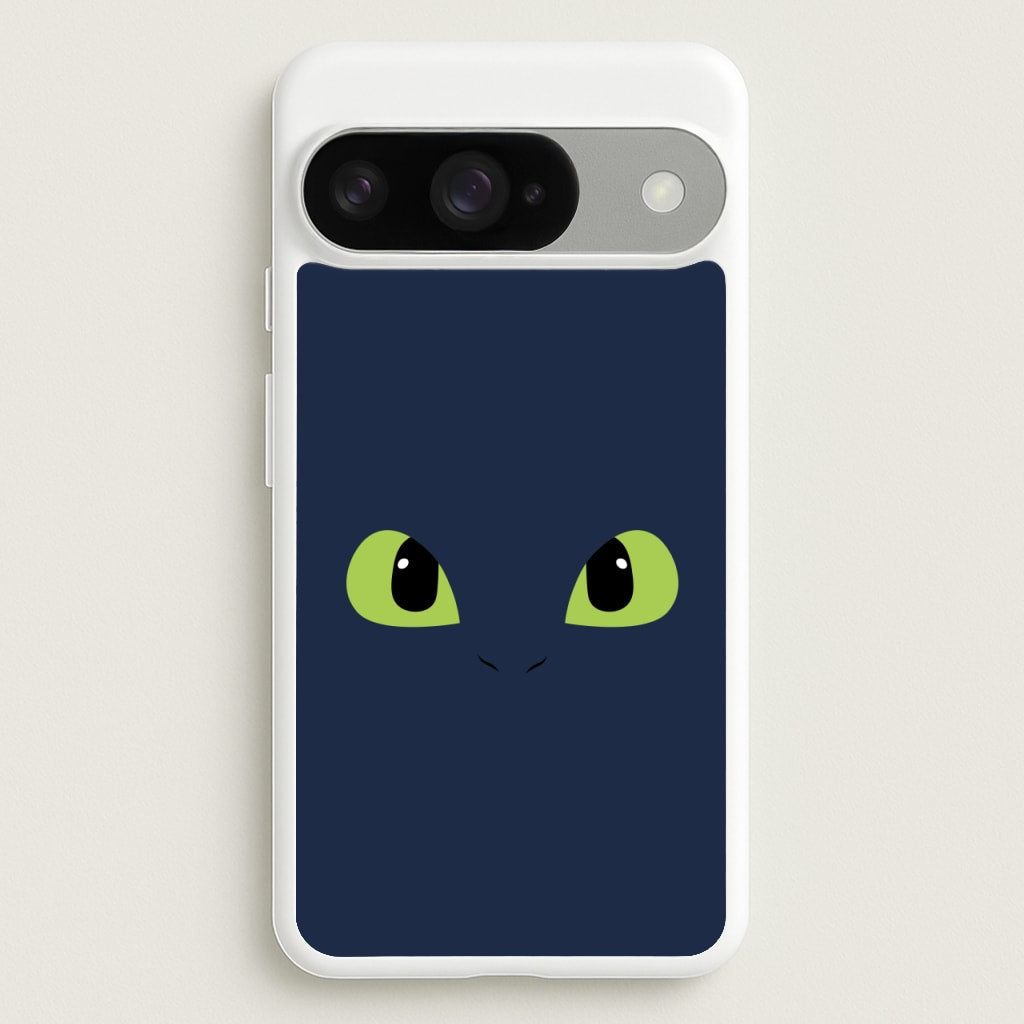 Black Fury Dragon Face Phone Case for Google Pixel 10 / 10 Pro