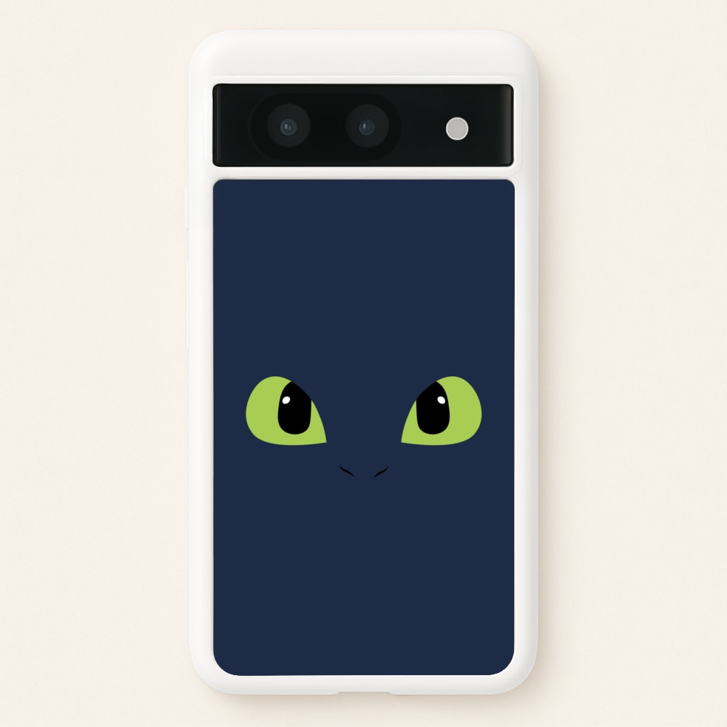 Black Fury Dragon Face - How To Train Your Dragon Phone Case for Google Pixel 8a