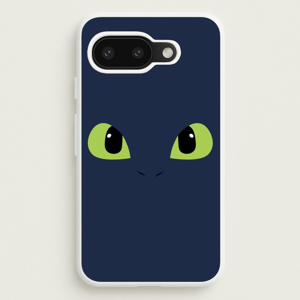 Black Fury Dragon Face - How To Train Your Dragon Phone Case for Google Pixel 9a