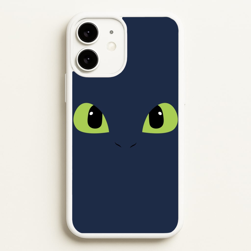Black Fury Dragon Face - How To Train Your Dragon Phone Case for iPhone 11