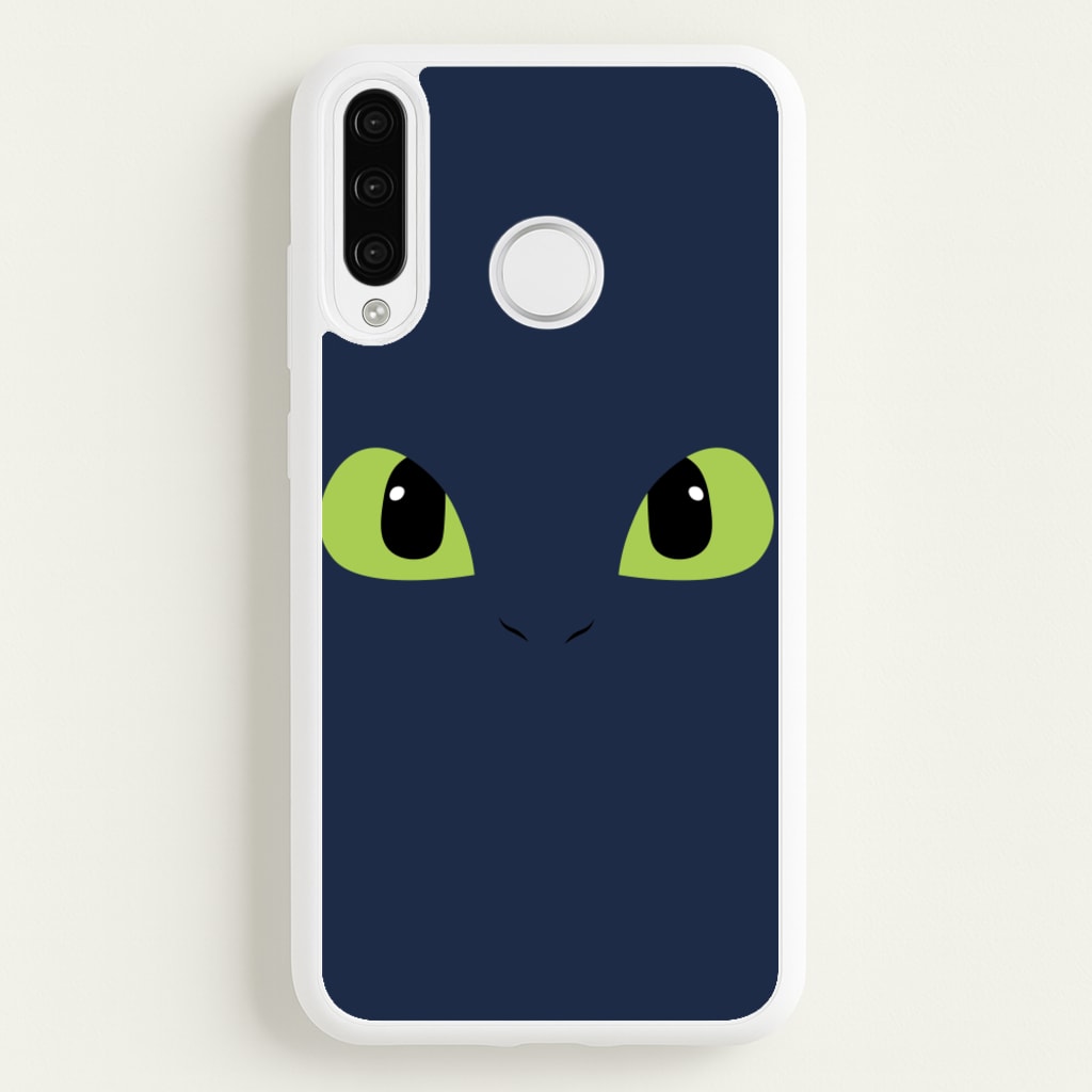 Black Fury Dragon Face - How To Train Your Dragon Phone Case for Huawei P30 Lite
