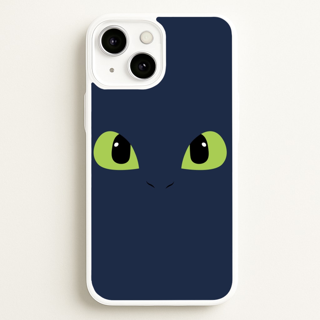 Black Fury Dragon Face - How To Train Your Dragon Phone Case for iPhone 13